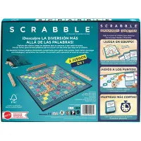 Mattel Jeu De Société Scrabble Plateau En Bois