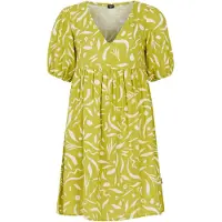 Protest Flora Short Sleeve Short Dress Jaune XS Femme