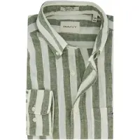 Gant Chemise vert / blanc