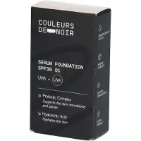 Les Couleurs De Noir Couleurs de Noir Serum Foundation SPF30 01 Cool Rosé 30 ml Maquillage