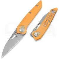 Bestech Couteau pliant VK-Void - Beadblast - G10, jaune