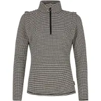 Protest Ivory Half Zip Fleece Noir L Femme