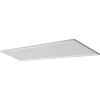 Osram Planon Plus plafonnier en blanc avec la technologie LED avancée, 36 W, forme rectangulaire (1200 x 300 mm), couleur de lumière blanc chaud à 3000 K, boîtier en aluminium, diffuseur PMMA dépoli