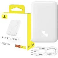 Baseus Wireless 20w Pd 6.000mah Power Bank Clair