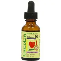 ChildLife Essentials Witamina D3 - baies naturelles (30 ml) 608274109001