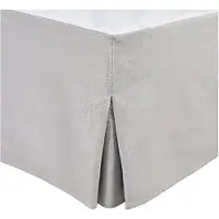 HOME LINGE PASSION Housse de sommier - - 140 x 190 cm + 30 cm - Gris clair