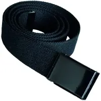 Korntex Hommes, Ceinture, Ceinture en polyester, Noir, (Taille unique)
