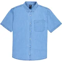 Quiksilver Carrigan Short Sleeve Shirt Bleu M Homme