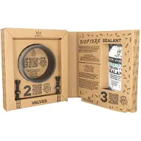 Peaty's Holeshot Tubeless Enduro/dh Wide Conversion Kit Marron 37 mm