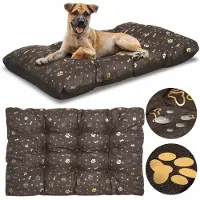 AIO Factory Coussin pour chien PRESTIGE 140x100 cm imperméable os d'or