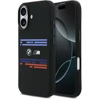 BMW M Silicon Horizontal Line Magsafe Iphone 17 Phone Case Noir