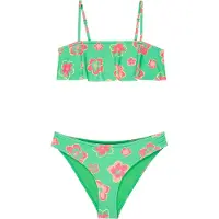 Roxy Tropicool Flutter Bikini Vert 14 Years Fille