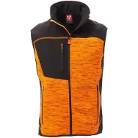 Payper Hommes, Gilet, Tour Gilet, Multicolore, Noir, Orange, (M)