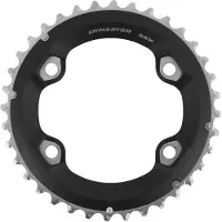 Shimano Xt 2x11s Chainring Argenté 36t