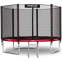 Neo-Sport Trampoline de jardin 8ft/252cm avec filet extérieur et échelle