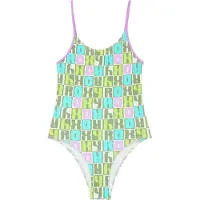 Roxy Letter Up Swimsuit Vert 16 Years Fille