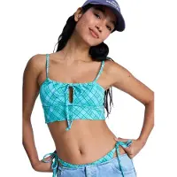 Roxy Essentials Pt Tank Bikini Top Bleu L Femme