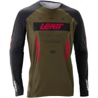 Leatt Gravity 5.0 Long Sleeve Jersey Vert 2XL Homme