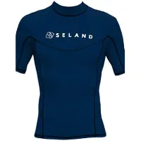 Seland Elastan Short Sleeve Rash Guard Bleu XL Homme