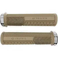 Peaty's Monarch Pro Grip Knurl Thick Grips Beige 130 mm