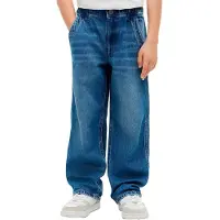 Tommy Hilfiger Kb0kb10468 Baggy Fit Jeans Bleu 16 Years Garçon
