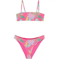Roxy Aquarella Bandeau Bikini Rose 16 Years Fille