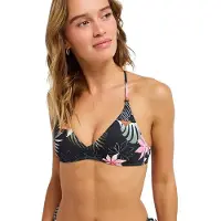 Roxy Haut De Bikini Paradise Fleur Athletic Triangle