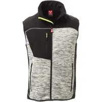 Payper Hommes, Gilet, Tour Gilet, Noir, Jaune, Gris, (XL)
