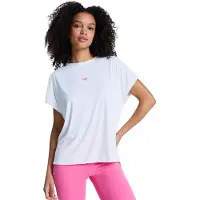 Roxy Move Free 2 Short Sleeve Top Blanc S Femme
