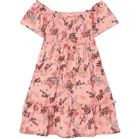 Boboli 433066 Short Sleeve Dress Rose 8 Years Fille