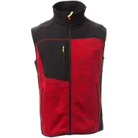 Payper Hommes, Gilet, Tour Gilet, Noir, Jaune, Rouge, (M)