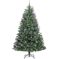 vidaXL Sapin de Noël Artificiel à Branches Articulées Vert 180 cm