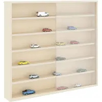 vidaXL Boîte d'Exposition en Bois Marron 60 x 8,5 x 54 cm Contreplaqué