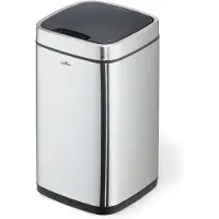 Durable Poubelle automatique NO TOUCH 12L, Argent, 342123