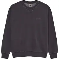 Element - Sweat à col rond - Lowcase Pigment Crew Off Black pour Homme en Coton - Taille XL - Noir