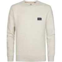 Petrol Industries Sweat-shirt blanc cassé