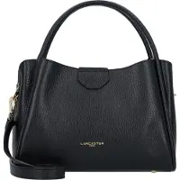 Lancaster Sacs à main 'Lancaster Sac à main Aimantée M Ida Double Noir - In - Nude' noir