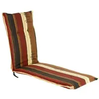 BURI Relax-Housse Bengasi Coussin pour chaise de jardin à haut dossier