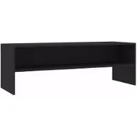vidaXL Armoire TV noire 120x40x40 cm Bois composite