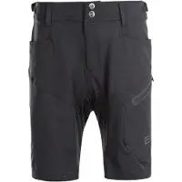 Endurance Pantalon de cyclisme Jamal 2en1 avec cuissard intérieur amovible 1001 Black S