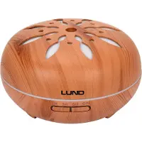 LUND Diffuseur d'arômes à ultrasons 500 ml, bois foncé, avec télécommande