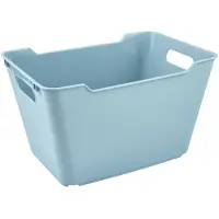 Keeeper Boîte de rangement - - Lotta - 12 l - Bleu nordique - Empilable et antidérapante