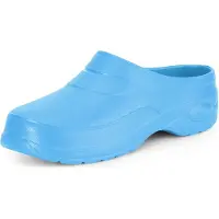 Ladeheid Femmes et Hommes Sabots légers Eva Sabots de jardin Chaussures de jardin KL037(Bleu ciel, 37)