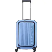 Delsey PARIS trolley Securitime Zip Expandable F / O 4 Double Rolls Cabin Trolley 55 Lavenderblue bleu clair