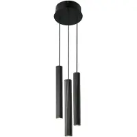 Nordlux Vico 3-Rondel | Suspension | Noir