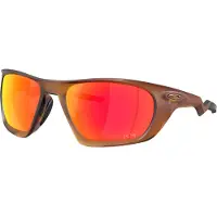 Oakley - Lunettes de soleil - Lateralis Matte Dark Amber/Prizm Ruby pour Homme - Rouge