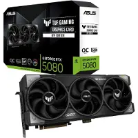 Asus TUF-RTX5080-O16G-BTF-GAMING, carte graphique GeForce RTX 5080, 16 Go de mémoire GDDR7, bus de 256 bits, résolution maximale de 7680 x 4320 pixels, interface PCI Express 5.0