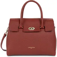 Lancaster Sacs à main 'Lancaster Sac à main A rabat avec fermoir M Milano Cosmos Carmin' rouge