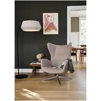 Nordlux Dicte Lampadaire Lampe de lecture Ø 53 cm Beige / Noir