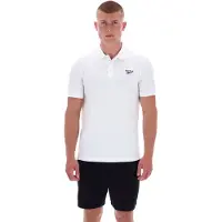 Reebok Blaze Embroidered Short Sleeve Polo Blanc L / Regular Homme